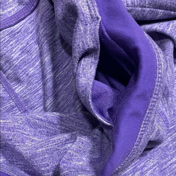 PrAna Purple Heathered Tori Capri Leggings Yoga Capri Size Large - Picture 10 of 16